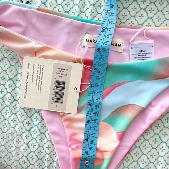 MARA HOFFMAN  NWT Reva bikini bottom in multi Pink Size S - Picture 6 of 8